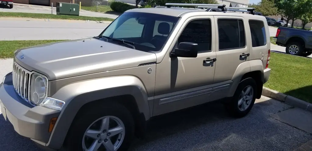 A customer vehicle in the A+ Auto Glass lot in Omaha